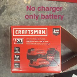 Craftsman Battery 20V (4.0AH & 2.0AH) No Charger