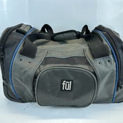 FUL Rolling Duffle 22”x12”x12” Carry On Gym Bag 2 Wheel Rolling Telescope Handle