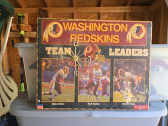 Washington Redskins wall sign