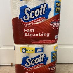 Scott Paper Towels 2 x $8