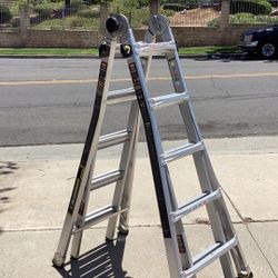 Gorilla Ladders22 ft.​ Reach MPXW Aluminum Multi-​Position Ladder with Wheels, 375 lbs.​ Load Capacity,