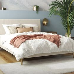 Daphne King Bed Frame Headboard Only With Legs