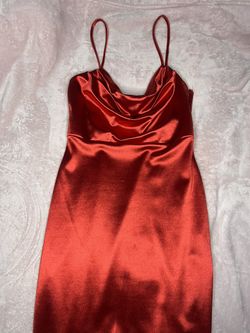 long red dress