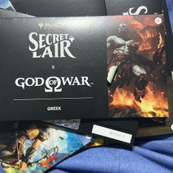 MTG Secret Lair x God of War Greek Sealed – Kratos Limited Edition Magic The Gathering
