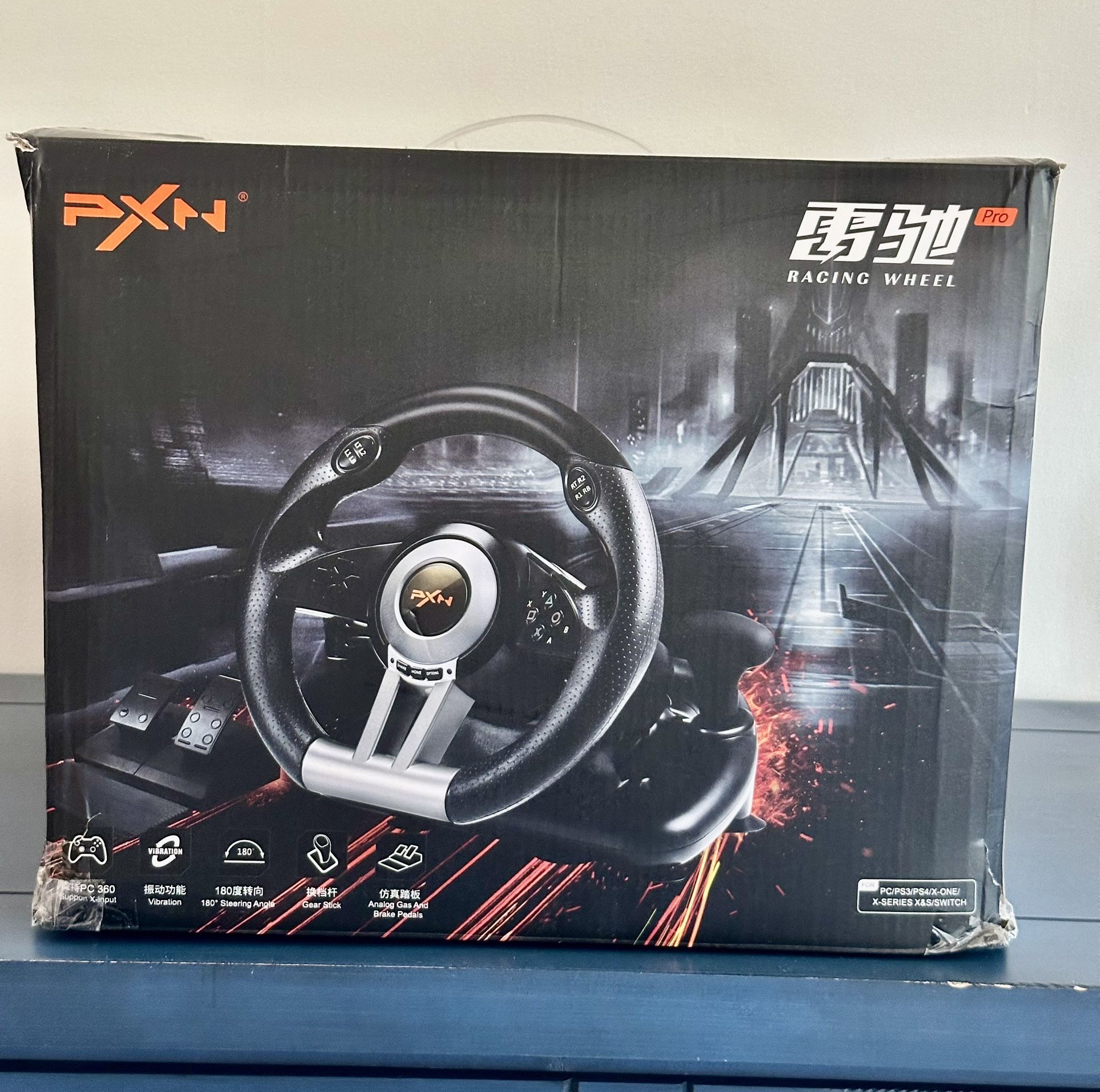 PXN V3 PRO Racing Wheel New In Box