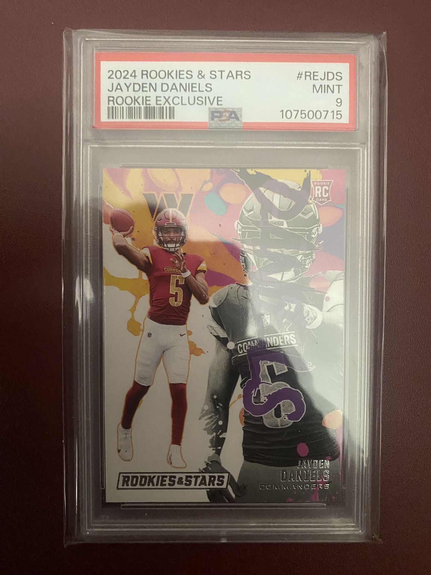2024 Jayden Daniels Rookie Card PSA 9