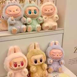 Labubu plush doll keychain