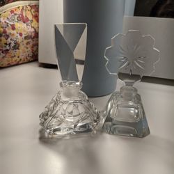 Vintage Glass Perfume Bottles
