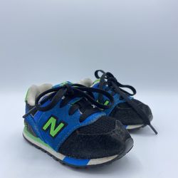 New Balance Infant/Toddler Sz. 5 Green and Blue Black 