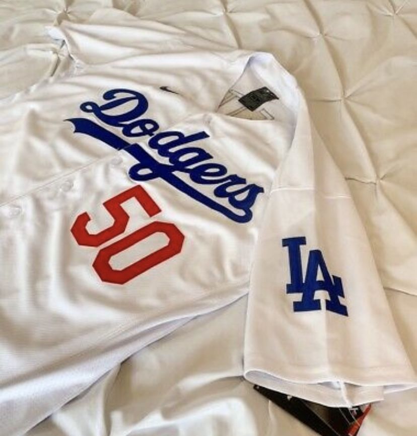 Dodgers Jersey betts 50 white Gear Jersey (Sizes Available ) for Sale in  Anaheim, CA - OfferUp