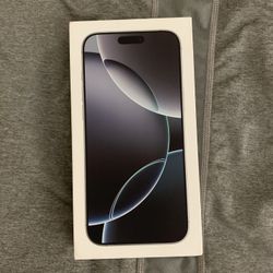 New Apple iPhone 16 Pro Max 256gb White Tmobile Metro Pcs 