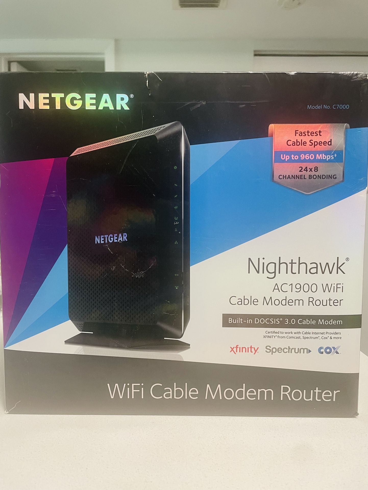 Netgear Nighthawk AC1900 Wifi Cable Modem Router