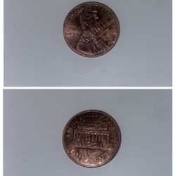 2005 D Penny Double Stamped