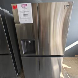 LG side by side refrigerator unused 