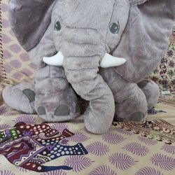 Toy plush Elephant Grey Big