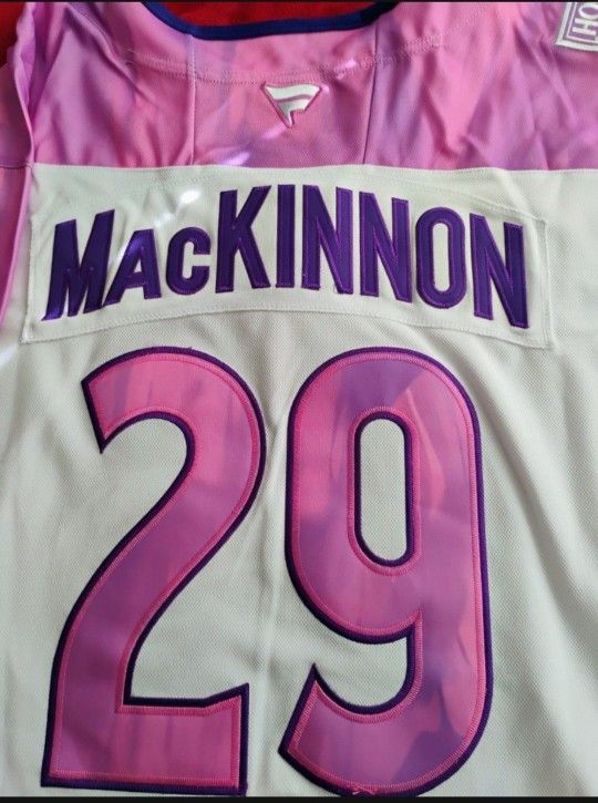 Colorado Avalanche Nathan McKinnon Hockey Fights Cancer Jersey