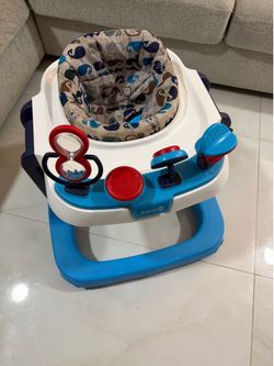 Safety 1st Baby Walker – Whale Bay Nautical Theme – Lights & Sounds – Used, Works Great