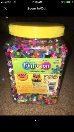 11,000 Multicolored Craft Beads Funfusion