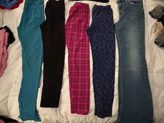 $1 Girls Jeans and stretchy pants size 14