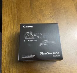 🔥🔥🔥Canon G7X Mark III Camera with Battery, Charger, Memory Card, and Flash