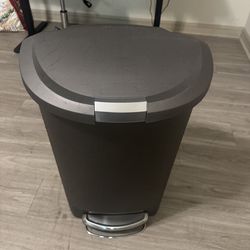 Tall trash bin