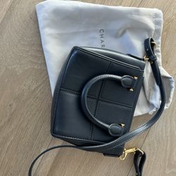 Charles And keith Navy Leather Purse