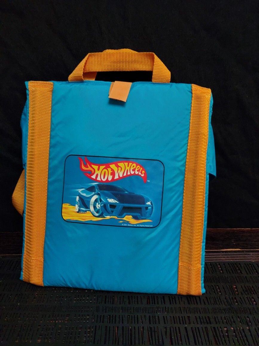 Mattel Hot Wheels Children's Travel Netted Hand Carry Bag With Toys