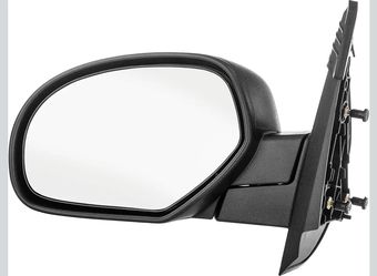Left Driver Side Manual Operating Mirror For 07-13 Chevy Silverado 2008-2014 GMC Sierra 
