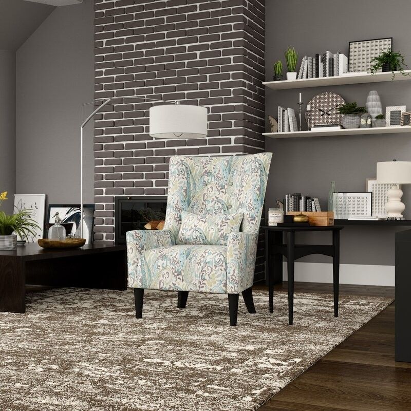 Bronko Upholstered Wingback Chair