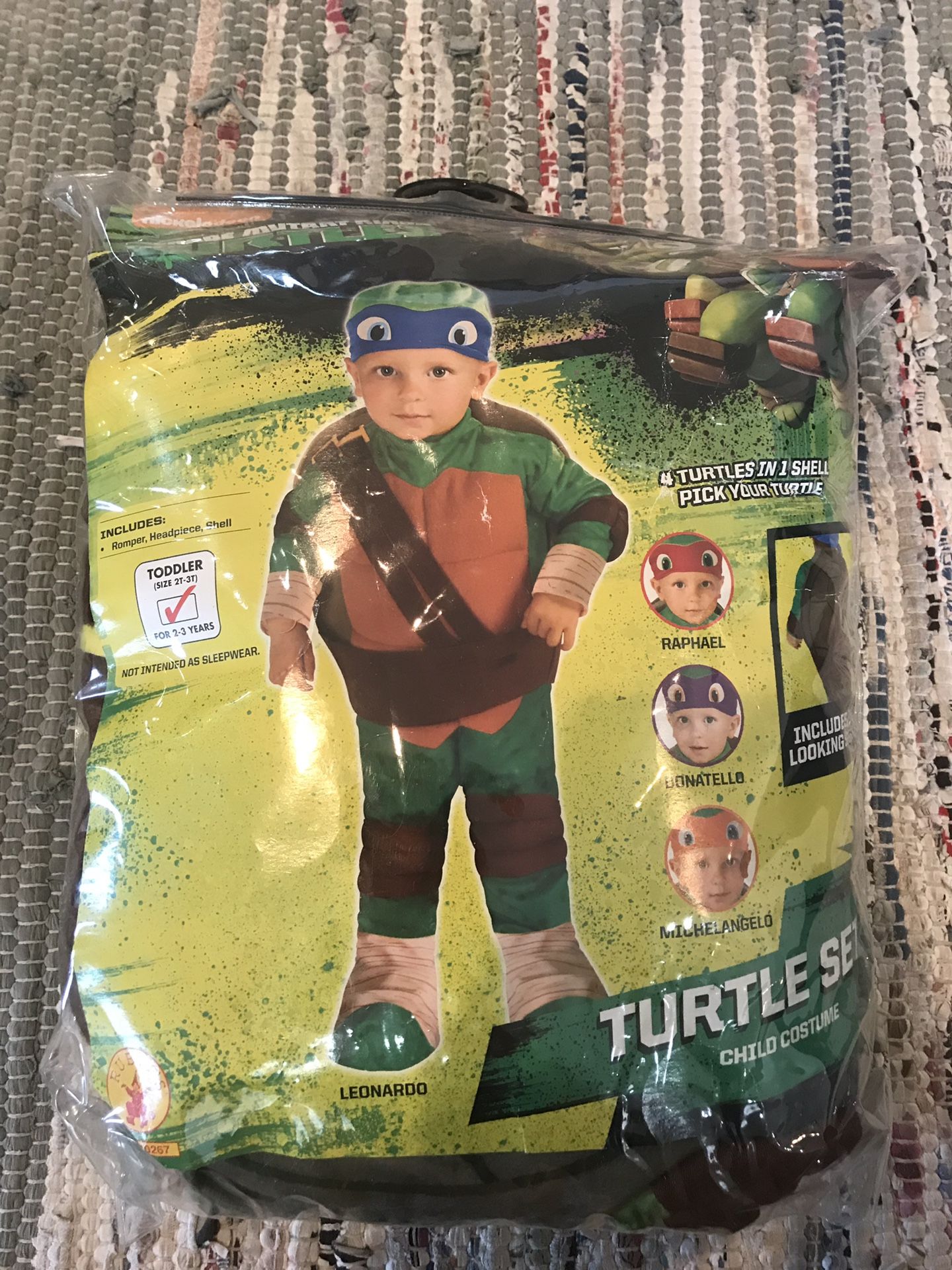 2-3T Teenage Mutant Ninja Turtle costume (includes all 4!!) - $10!!