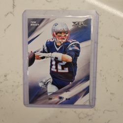 Tom Brady Topps Fire Football Card