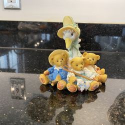 1997 Cherished Teddies MOTHER GOOSE "Friends Of A Feather Flock Together" Figure