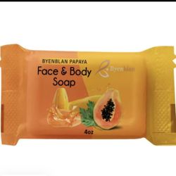 Byenblan Papaya 1 Piece  SoapCitrus Glow, Floral Design, Unisex, Soft Cover, Special Edition, 2025 Ed