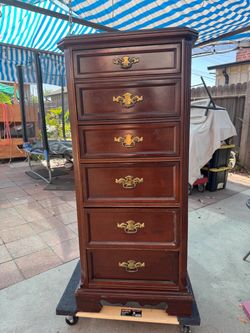 6 drawers slender dresser