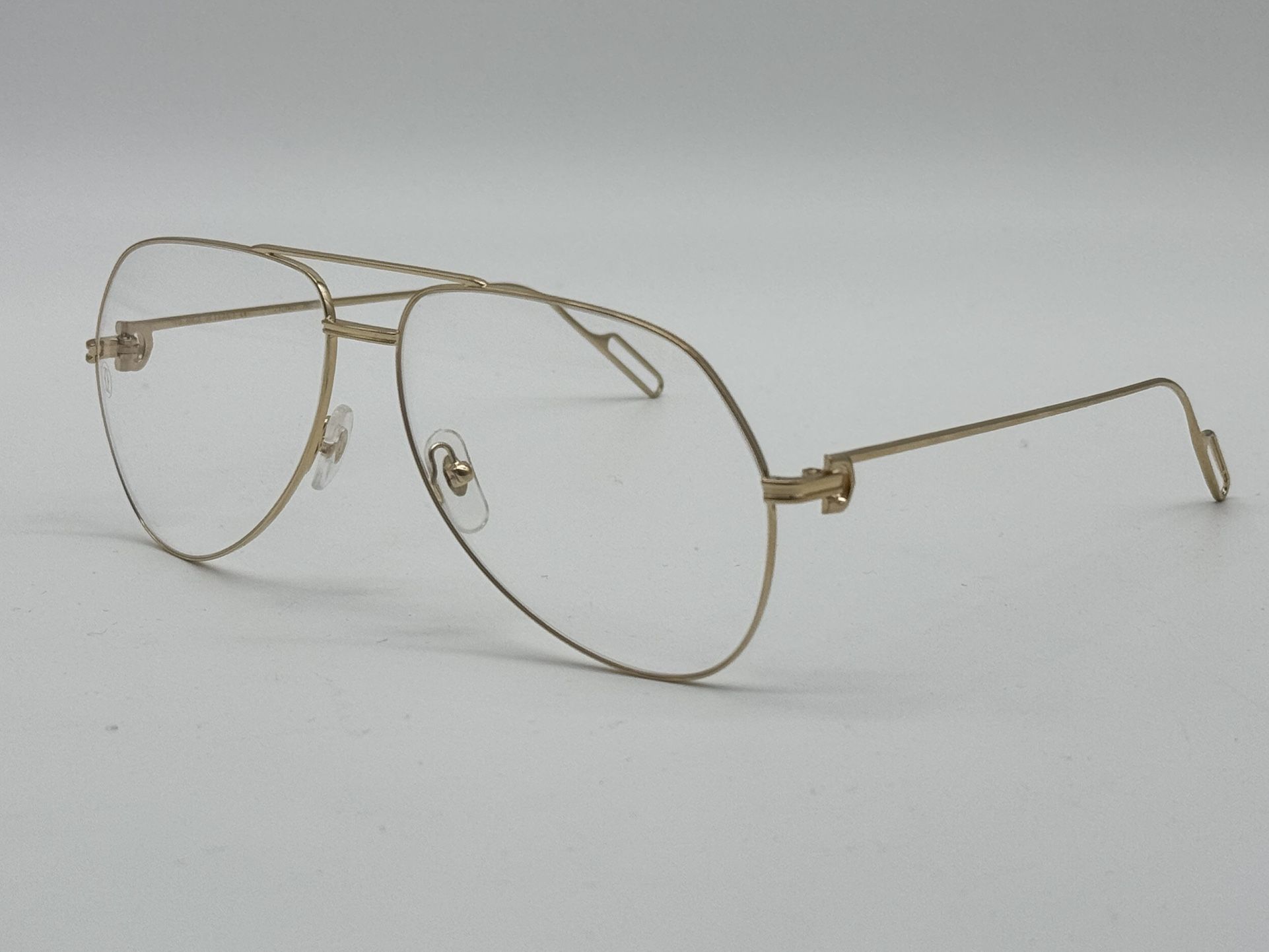 PREMIERE C DE CARTIER PILOT SHAPE EYEGLASSES CT0116O NEW 100% GENUINE ~$1425