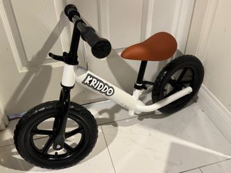 Toddler Balance Bike 2 Year Old, Age 24 Months to 5 Years Old, 12 Inch Push Bicycle with Customize Plate $38