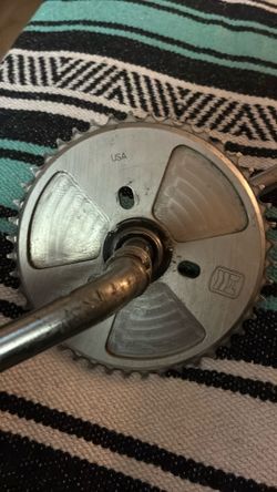 Harrow Mega Nuke Chain Wheel Silver 44t