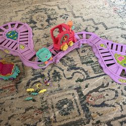 RARE my Little Pony Train Set With Carts