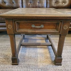 Large Wooden Side Table