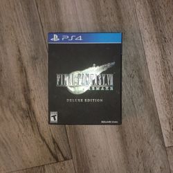 Final Fantasy VII  Remake Deluxe Edition.        
