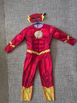 The Flash Kids Halliween Costume with Mask 4T