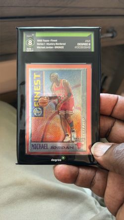 1995 Topps Finest Michael Jordan Bronze Graded Card