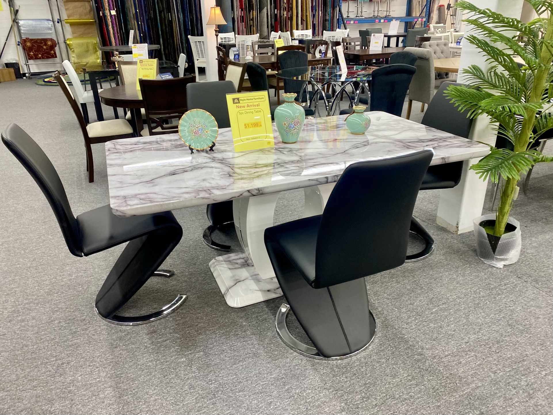 5pc Dinning Table Set $1,199