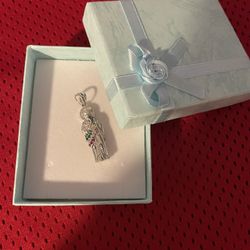 San Judas Silver Pendant 