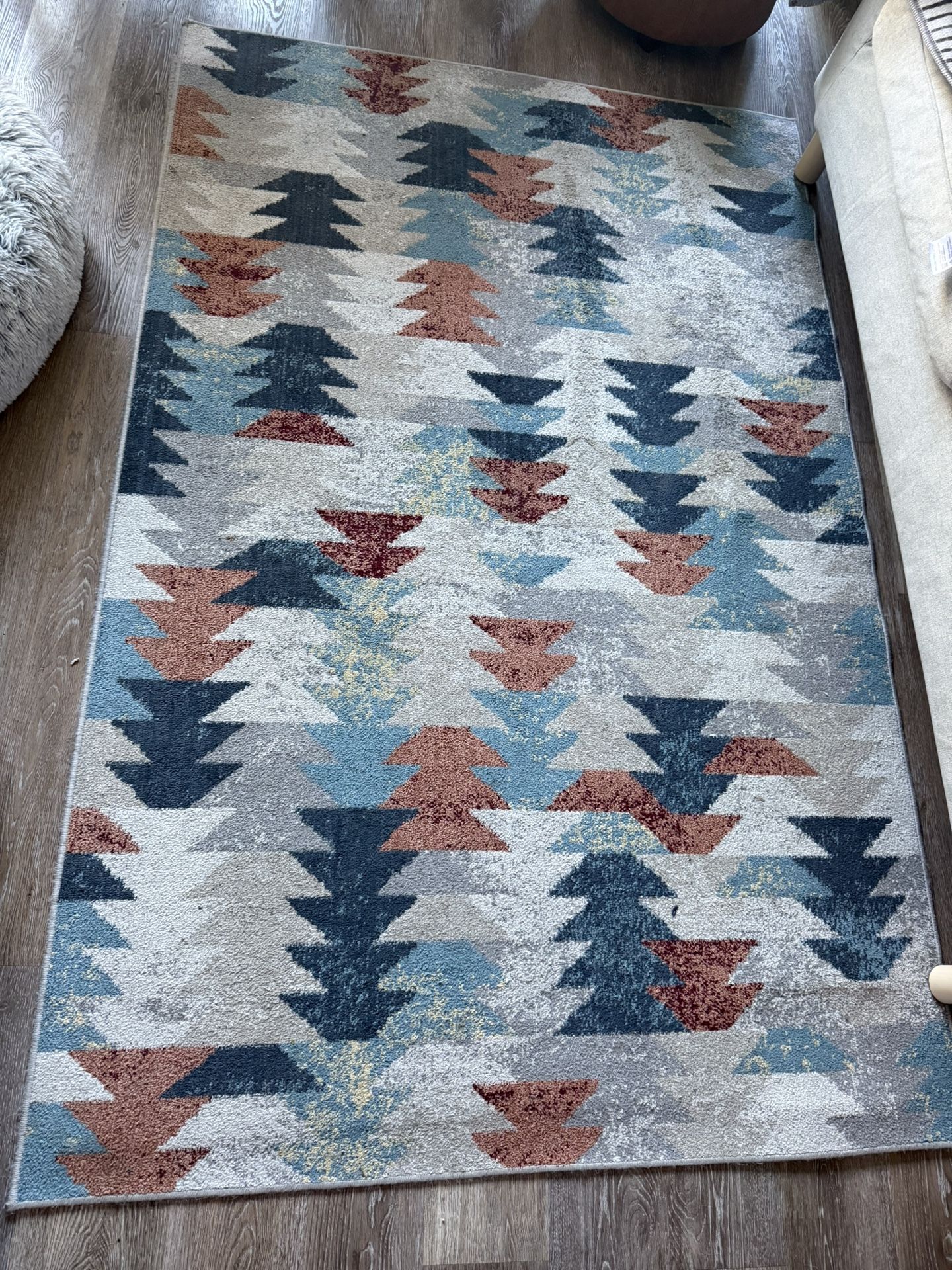Washable Area Rug 4’ X 6’ 