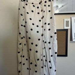 Women’s Long Skirt Button Front Small