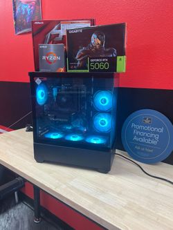 Custom RTX 5060 Gaming PC. Only $50 Down with No Credit Needed Financing!