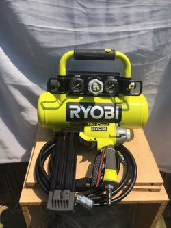 RYOBI 18 volt 1Gal Compressor combo kit (tool only)