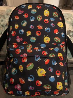 Sesame Street Character Print Backpack