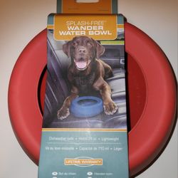 Splash FREE Wander Water Bowl, New